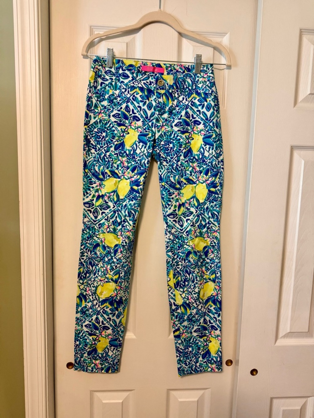 Lilly Pulitzer colorful straight leg pants